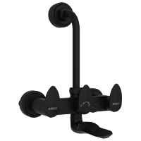 KA-MB-3120 Wall Mixer 2 In 1 With Connecting Legs With Wall Flange (Matt Black)