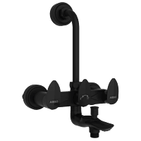 KA-MB-3122 Wall Mixer 3 In 1 With Connecting Legs With Wall Flange (Matt Black)