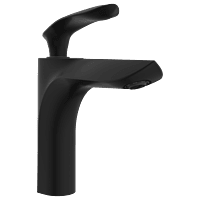 KA-MB-3127 Single Lever Basin Mixer With Braided Hoses (Table Mounted Model) (Matt Black)