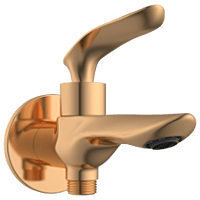 KA-RG-3106 2 Way Bib Tap With Wall Flange (Rose Gold)