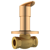 KA-RG-3123 Concealed Stop Cock 15mm Body With Upper Part Set (Rose Gold)