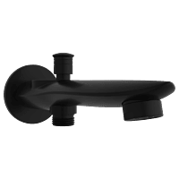 SP-MB-5320 Bath Tub Spout With Button Attachment (Kia Collection) (Matt Black)