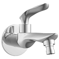 KA-18 Washin Machine Long Nose Bib Tap With Wall Flange