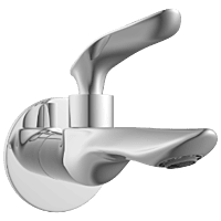 KA-3103 Long Nose Bib Tap With Wall Flange