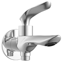 KA-3106 2 Way Bib Tap With Wall Flange