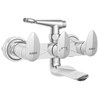 KA-3121 Wall Mixer 2 In 1 With Crutch, Connecting Legs With Wall Flange