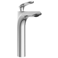 KA-3128 Single Lever Tall Basin Mixer With Braided Hoses (Table Mounted Model)