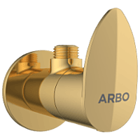 KA-GG-3104 Angle Cock With Wall Flange (Gold)