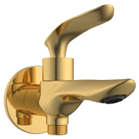 KA-GG-3106 2 Way Bib Tap With Wall Flange (Gold)