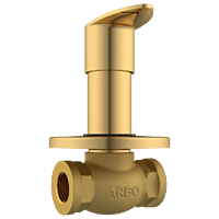 KA-GG-3123 Concealed Stop Cock 15mm Body With Upper Part Set (Gold)