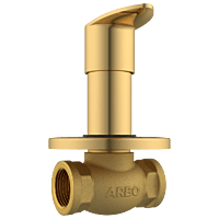 KA-GG-3124 Concealed Stop Cock 20mm Body With Upper Part Set (Gold)