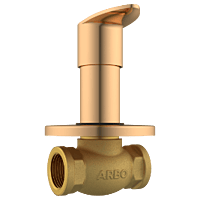 KA-RG-3124 Concealed Stop Cock 20mm Body With Upper Part Set (Rose Gold)