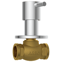 LX-1323 Concealed Stop Cock 15mm Body With Upper Part Set