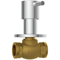 LX-1324 Concealed Stop Cock 20mm Body With Upper Part Set