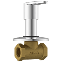 AL-1423 Concealed Stop Cock 15mm Body With Upper Part Set