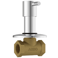 EL-1823 Concealed Stop Cock 15mm Body With Upper Part Set