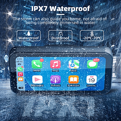 LBC Moto S3P Lite Motorcycle Navigation Screen with Handlebar Remote LBC Moto S3P Lite Motorcycle Navigation Screen with Handlebar Remote