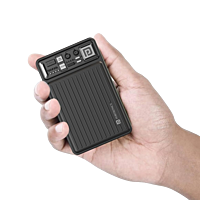 LUXCELL Wireless Mini Power Bank Black