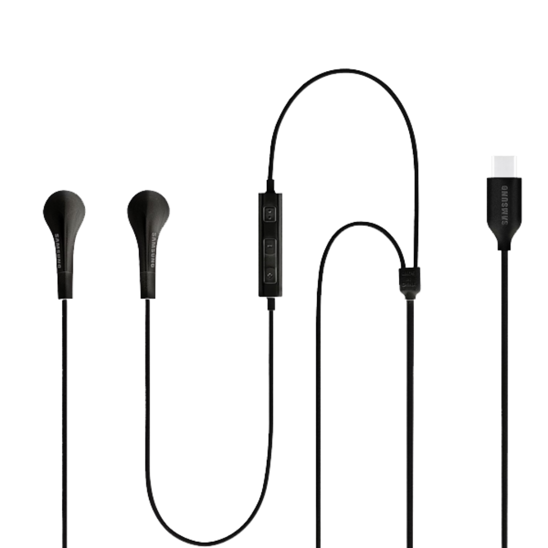 SAMSUNG IC050 In-Ear Wired Earphone with Mic (Type-C Interface Support, Black)