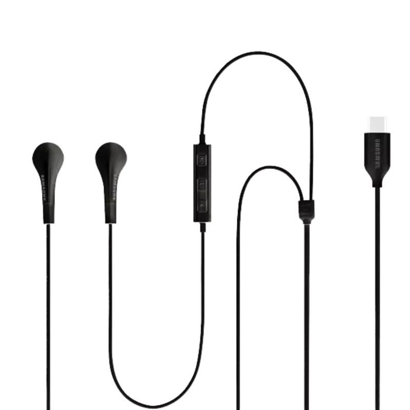 SAMSUNG IC050 In-Ear Wired Earphone with Mic (Type-C Interface Support, Black)