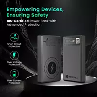 Portronics Luxcell MagClick 10k 10000 mAh 15W Magnetic Wireless Fast Charging Power