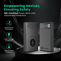 Portronics Luxcell MagClick 10k 10000 mAh 15W Magnetic Wireless Fast Charging Power