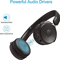 Portronics POR-1074 Muffs M Bluetooth  (Brown, On the Ear)