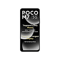 POCO M7 5G (Satin Black, 128 GB)  (8 GB RAM)