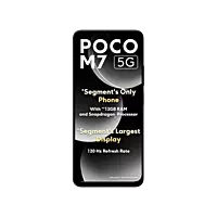 POCO M7 5G (Satin Black, 128 GB) (8 GB RAM)