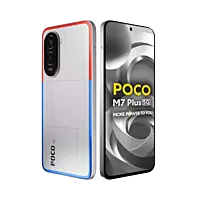 POCO M7 Plus 5G (Chrome Silver, 128 GB)  (8 GB RAM)