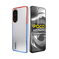 POCO M7 Plus 5G (Chrome Silver, 128 GB)  (8 GB RAM)