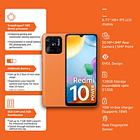 Redmi 10 Power 8+128 Sporty Orange