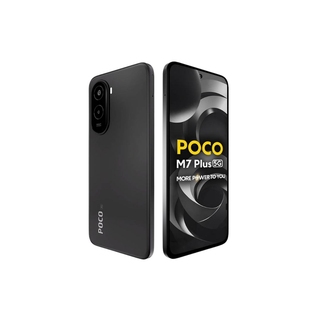 POCO M7 Plus 5G (Carbon Black, 128 GB) (6 GB RAM)
