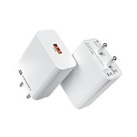 Portronics Adapto 30V USB-A Fast Charging Adaptor (White) (30W Max Output)  Fast Charging Protocols