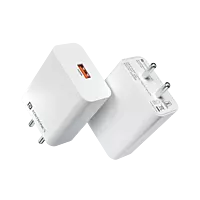 Portronics Adapto 30V USB-A Fast Charging Adaptor (White) (30W Max Output) Fast Charging Protocols