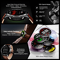 boAt Lunar Pro LTE  Watch (Brown)