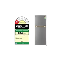 LG 225L Double Door Refrigerator with Smart Mode, Fresh Zone, Dazzle Steel, 1 Star