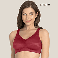 Amante Non Padded Non Wired Full Coverage Elegant Super Support Bra 78001