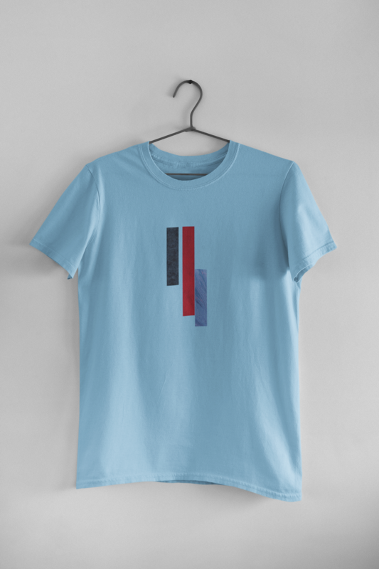 Mparel Abstract Graphic Unisex T-Shirt – Ocean Blue