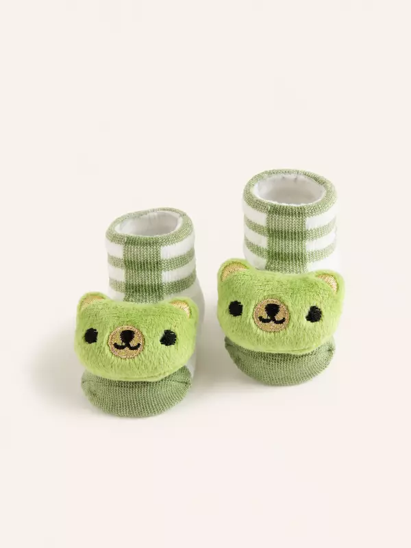 Cotton Cute Booties Set(0-1 Year)