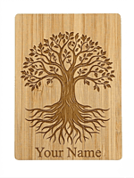 Bamboo Fridge Magnet, No 1, 10.2 x 7.6 cm