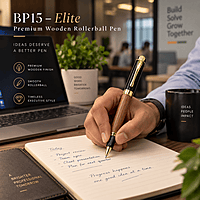 BP15 – Elite Wooden Roller Ball Pen