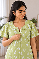 #116 Feeding and non feeding frock (Kavya) XXL