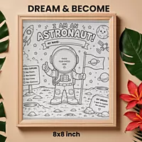 I Am an Astronaut – Colour & Frame Kit