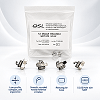 OSL 1st Molar Weldable Buccal Tubes MBT 0.022 (Pack of 4)