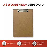 Pack of 2 A4 Wooden Clipboards – Portrait & Landscape Orientation