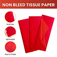 Pack of 10 Red Acid Free 50 x 70cm Tissue Paper Sheets