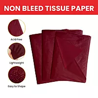 Pack of 30 Wine Colour Acid Free 50 x 70cm Tissue Paper Sheets