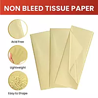 Pack of 10 Ivory Acid Free 50 x 70cm Tissue Paper Sheets