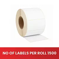Pack of 1500 White Self Adhesive Thermal Printer Labels Roll 63.5 x 38.1mm